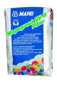 Mapei Mapegrout SV-R Fiber безусадочная сверхбыстротвердеющая бетонная смесь